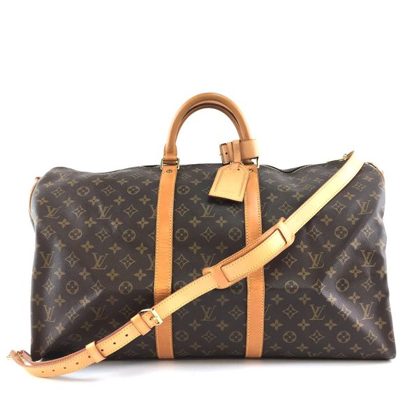 Louis Vuitton Handbags - Keepall Strap 55 Bandouliere Gym Tote Travel Bag